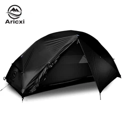 Aricxi Outdoor Ultralight Camping Tent 3/4 Season 1 Single Person Professional 15D Nylon Silicon Tent Barracas Para Camping