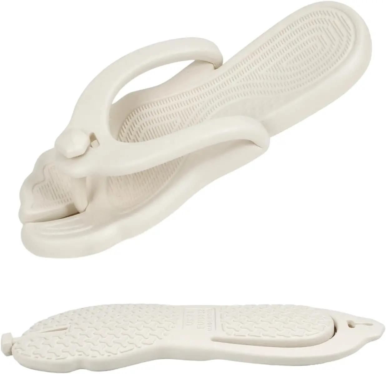 

Flip Flops for Women Men Foldable Travel Slippers Lightweight Shower Shoes Non-Slip Quick-Dry Bathroom Camp Beach Sandals