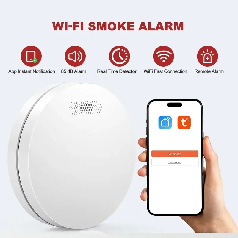 VOLCANO SM11W Ultra-Thin Smart WiFi Photoelectric Technology Waterproof Weatherproof Dustproof Fire Protection