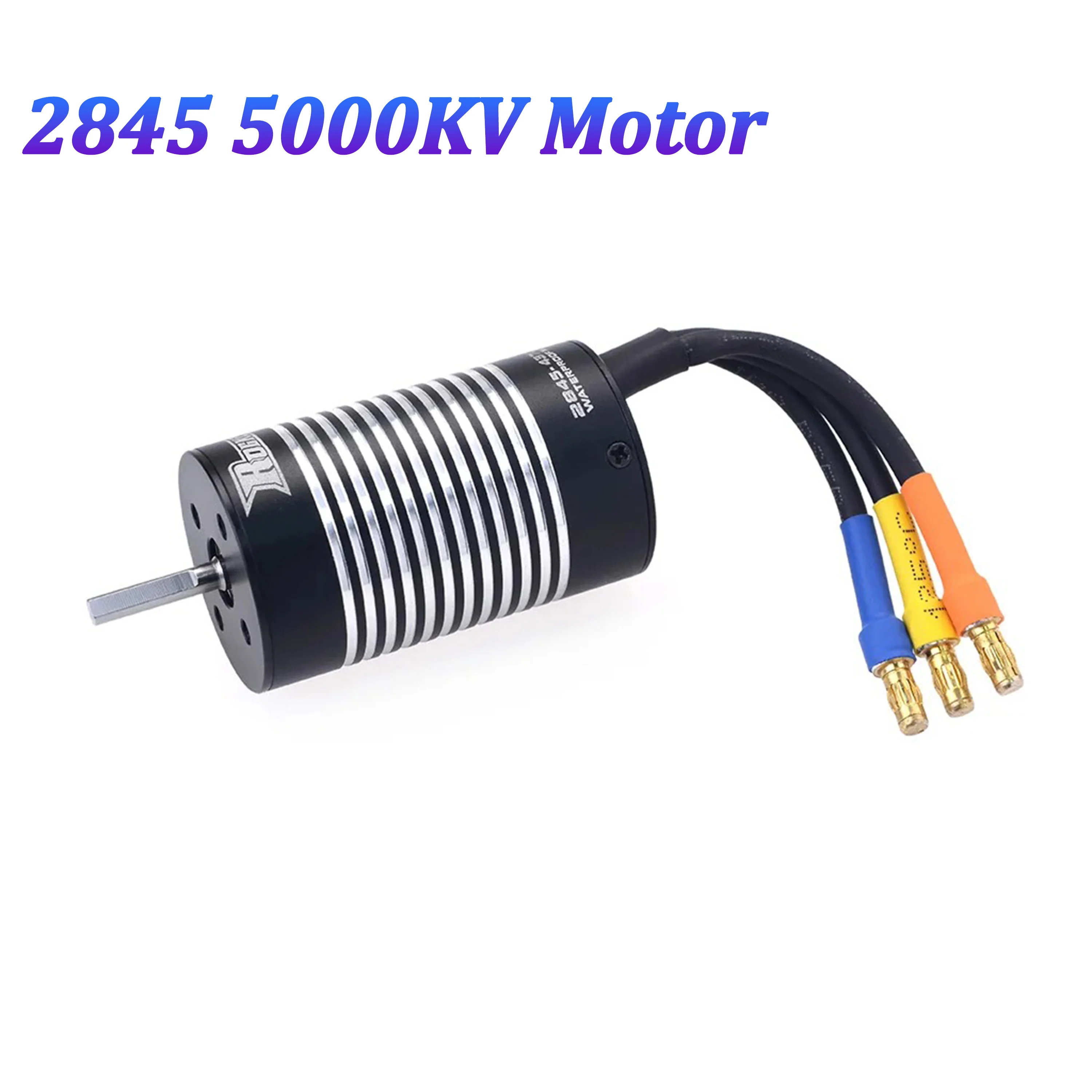 Overtref Hobby Rocket 2845 borstelloze waterdichte motor 3100KV 3800KV 4370KV 5000KV voor 1/12 1/14 RC auto vrachtwagen crawler Axial Wltoys