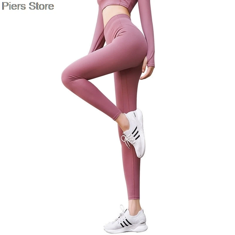 Leggings da Yoga per donna vita alta elastico di buona qualità pantaloni sportivi al limone Fitness Running Girl Gym collant da esterno con logo 2024