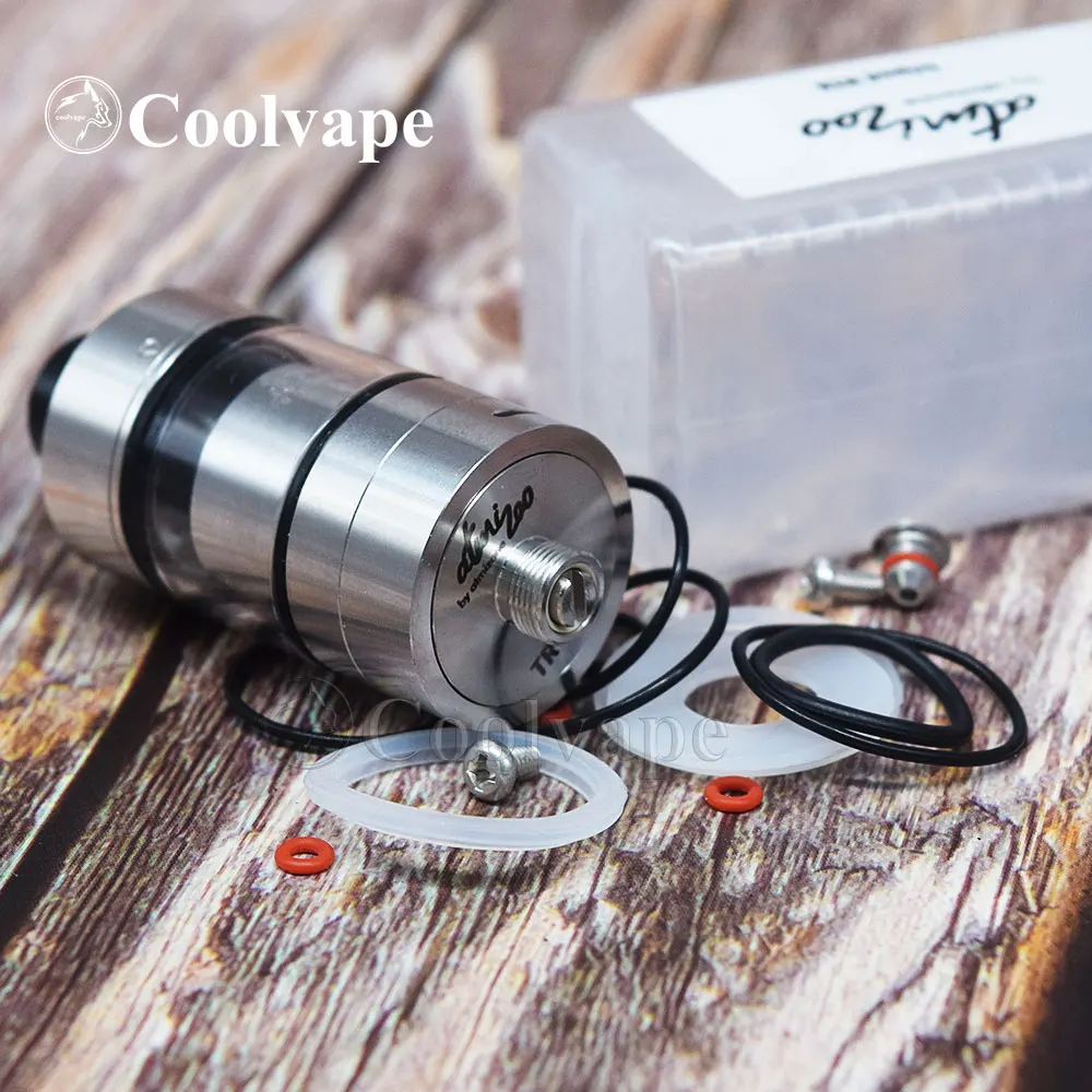WOLFCOOLVAPE Tripod MTL RTA Atomizer RTA 22mm vape 316SS 2 atomizer tank for coils & atomizers - gallery image 6