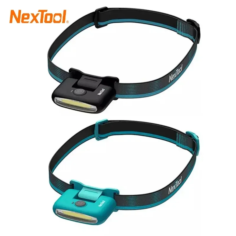 NexTool LED Headlight Rechargeable Head Lamp Zoom Waterproof Headlight Flashlight Three Light Switch Modes USB Charging Camping