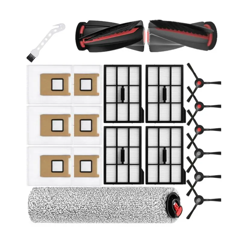 

B46C Accessory Main Side Brush Hepa Filters Dust Bag Roller Mop Kit For Eufy E25 Omni/E28 Omni Robot Vacuum Cleaner