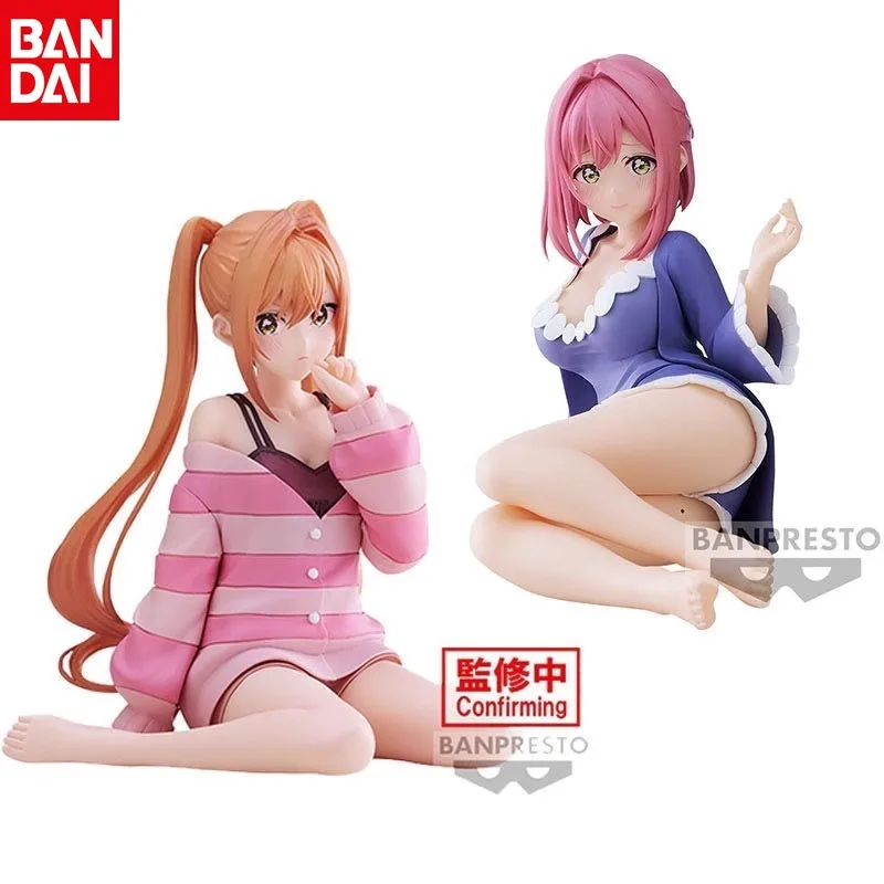 

Bandai Original The 100 Girlfriends Who Really EALLY Love You Hanazono Hahari Inda Karane Relax Time Action Figure Model Toys