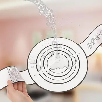 Silikonový popruh na chléb do holandské trouby, opakovaně použitelná dlouhá rukojeť, pečící podložka s nepřilnavým kváskovým těstem, nástroj na pečení do holandské trouby 10 nejlepší prodej silikonová napařovací podložka - №10