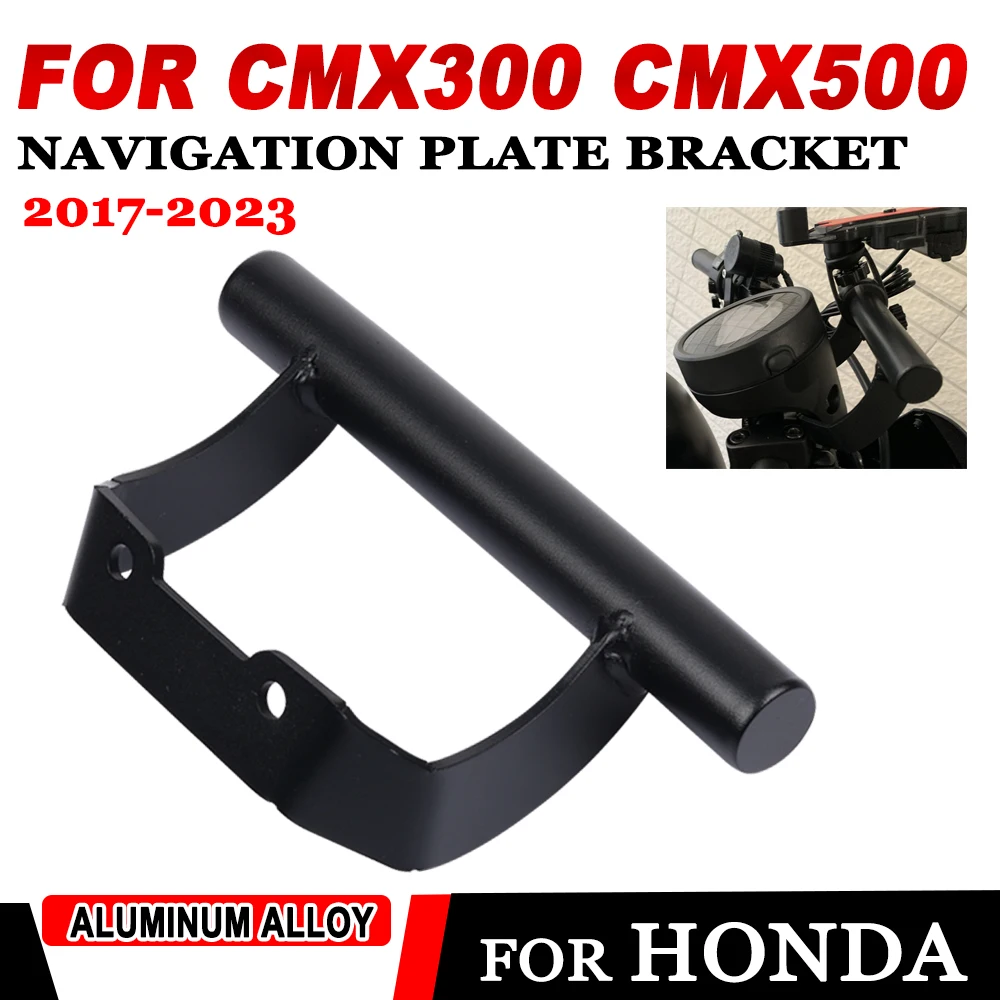 

2022 For HONDA Rebel 500 300 CMX500 CMX300 2017-2021 2023 Motorcycle Accessories Mobile Phone Stand GPS Navigation Plate Bracket