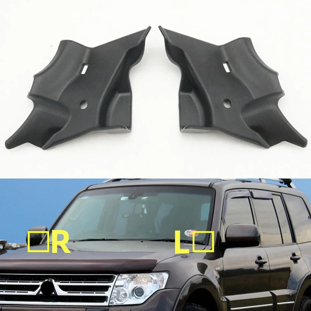 

Front Windshield Wiper Deflector Side Cowl Plate Water Guide Panel Cover For Mitsubishi Montero Pajero Shogun IV V87 V93 V97 V98