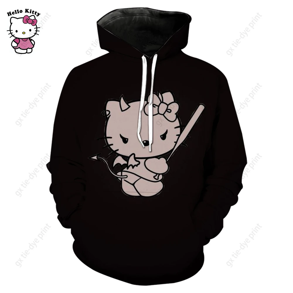 Hello Kitty Hoodie Cute Mouse Ears Personalized Hello Kitty Cute Fan Lover All Over Print Unisex Hoodie