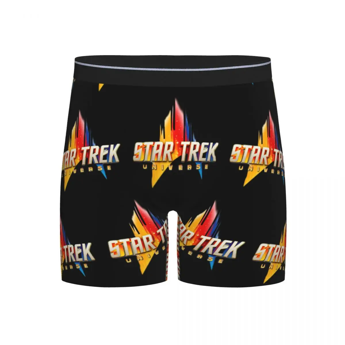 

Длинные трусы-боксеры, шорты Star Treks, научная фантастика, трусики из сериала, мужское вентилируемое нижнее белье для Homme, мужской подарок бойфренду