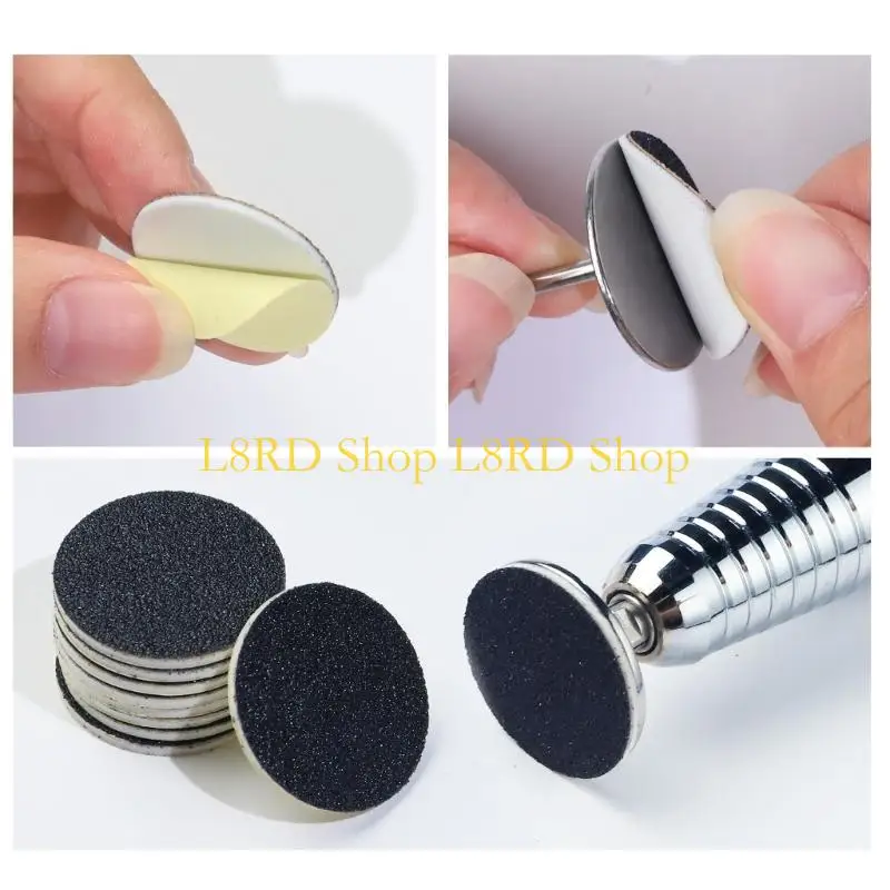 L8rd قدم الرملي الرملي القرص القابل للتصرف في حلقة ورق الصنفرة القابلة للتصرف في استبدال وسادة وسادة