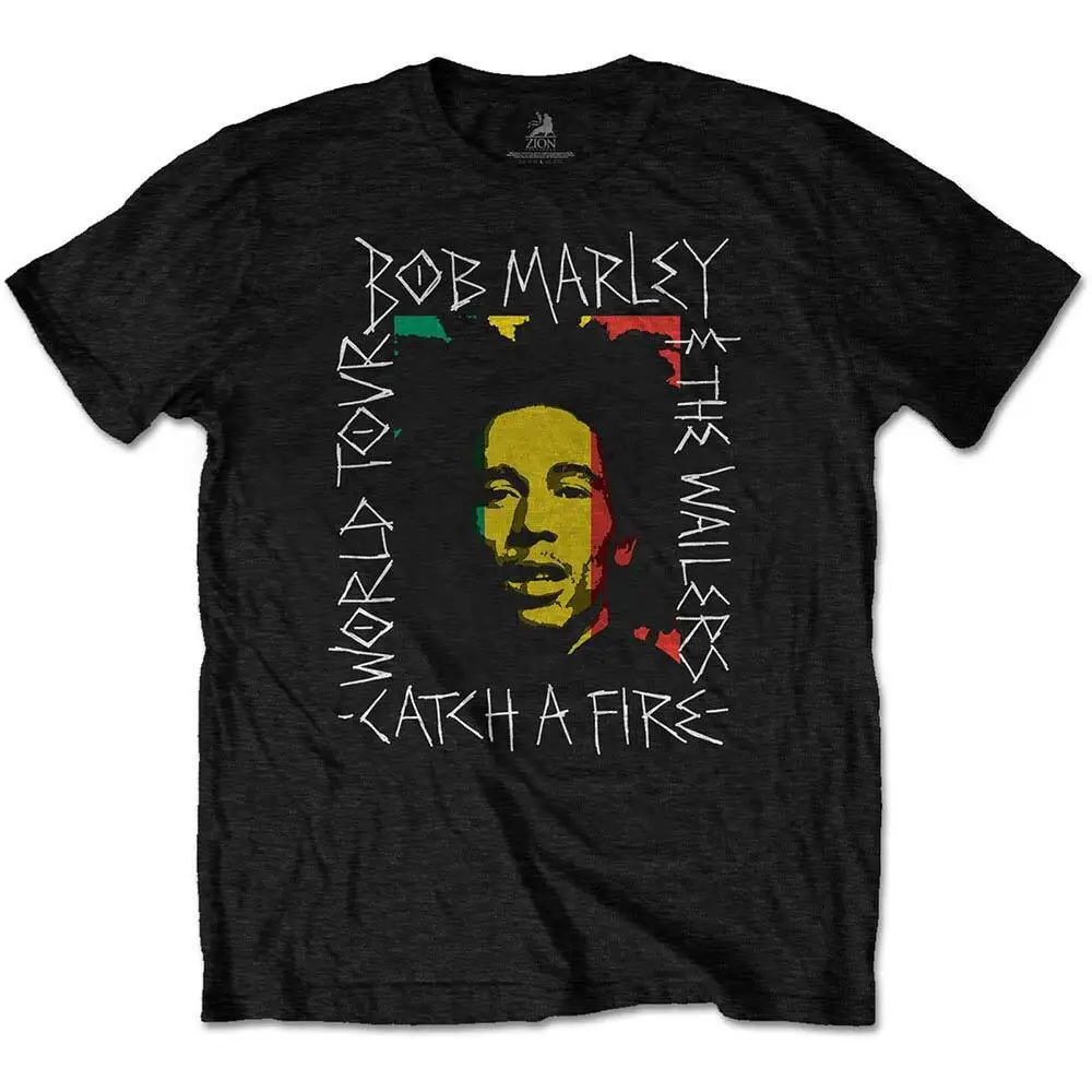 

Мужская футболка приталенного кроя Bob Marley Rasta Scratch X Large Black