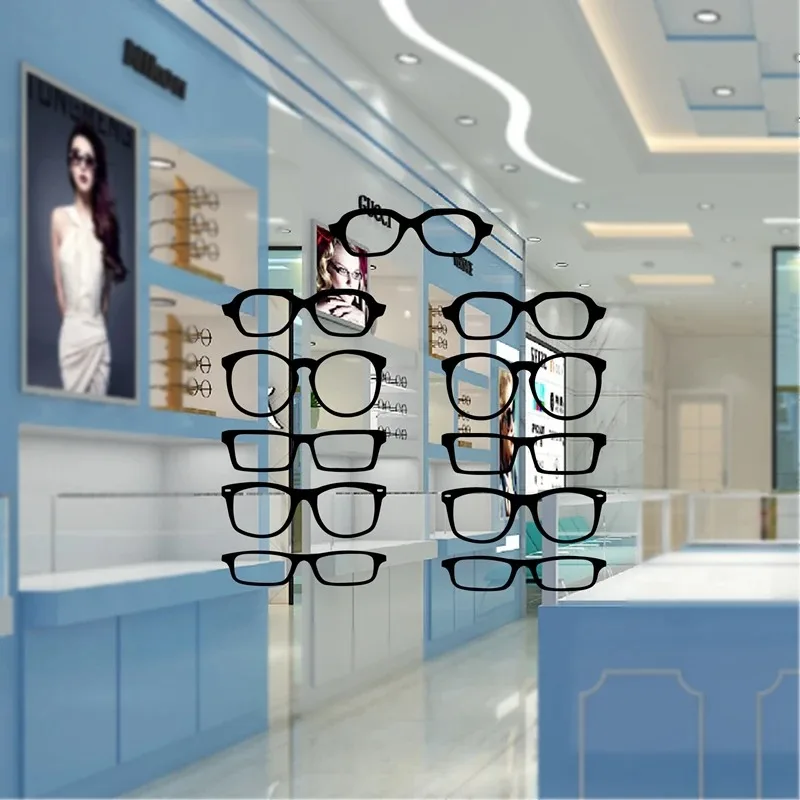 Glasses Glasses Hipster Strip Vinyl Wall Sticker Optical Shop Door Window Glass Art Decor Decals ,Glasses Frames Removable Vinyl Sticker - Aliexpress Deal