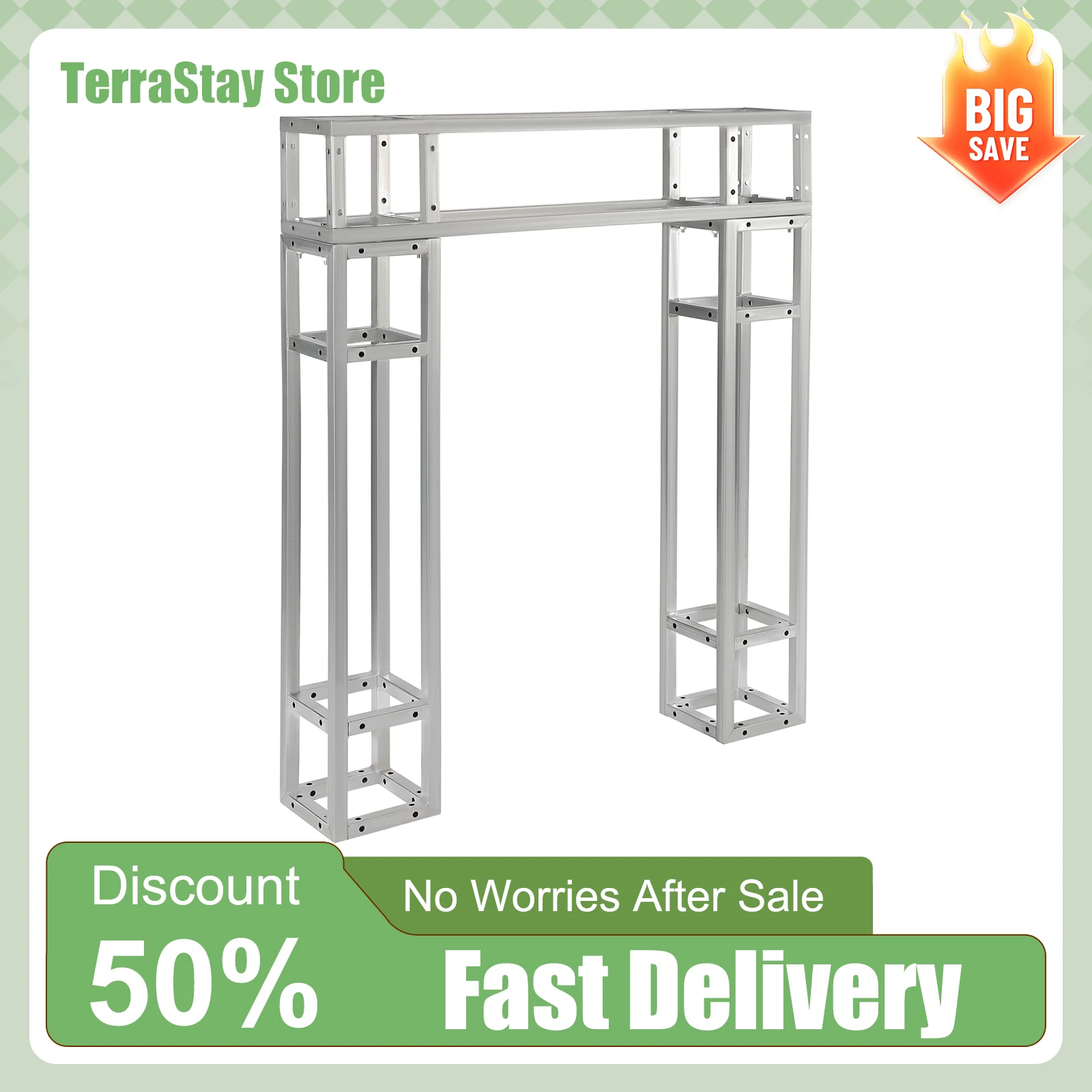 3 عبوات من حامل إضاءة DJ، صندوق مربع مستقيم، خيمة قطعة مسرح تروس خارجية #1
