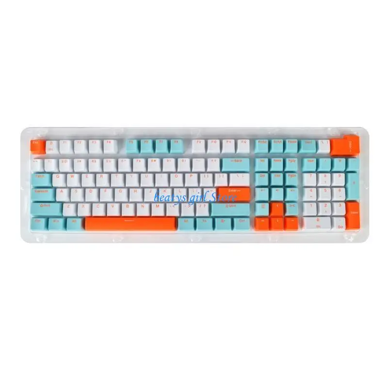 

C7AB 113 Keys OEM Double Shot Keycaps Set Enter Keycap For Cherry MX Switch Mechanical Keyboard Color Personality