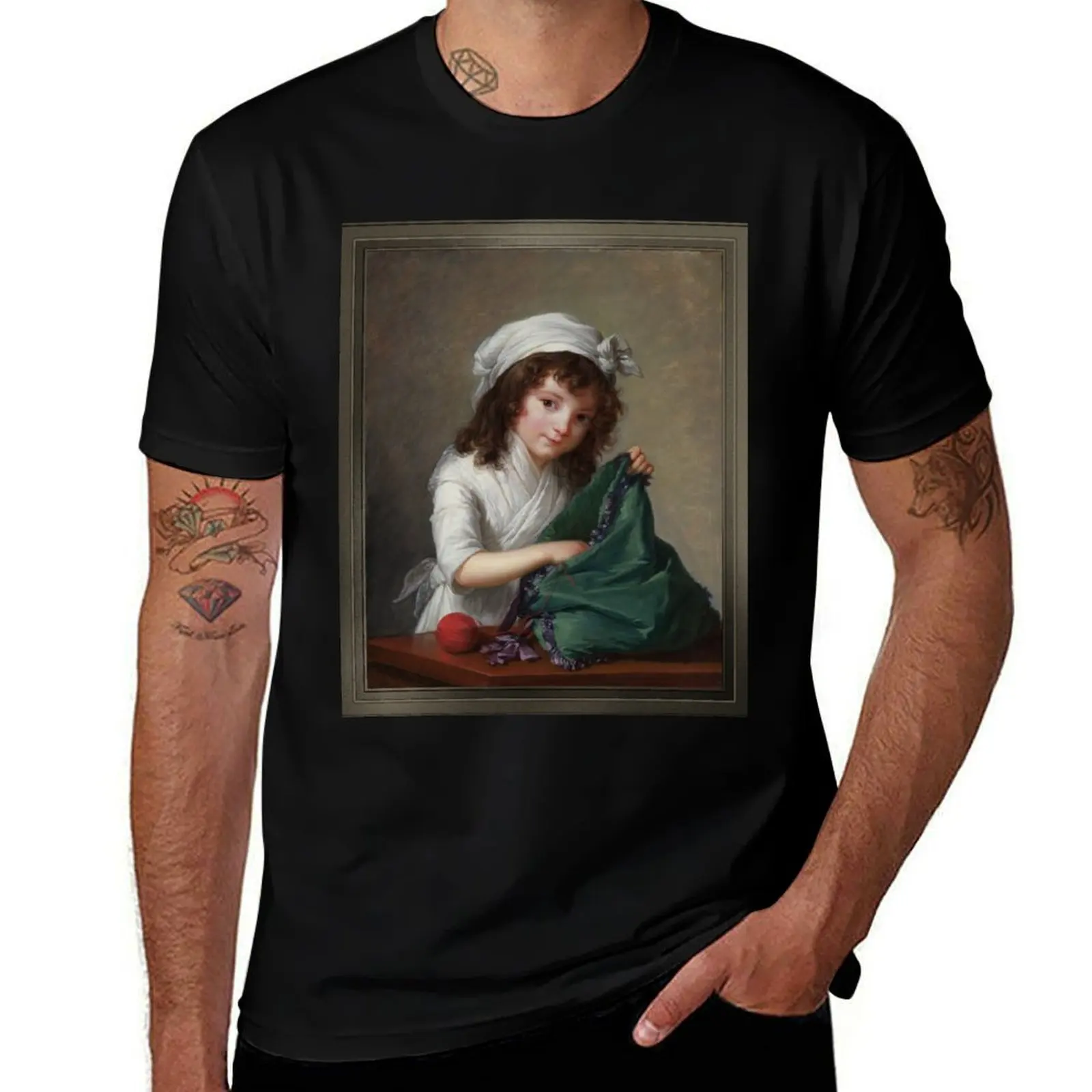 

Mademoiselle Alexandrine-Emilie Brongniart by Elisabeth-Louise Vigée Le Brun T-Shirt anime tshirt mens fashion