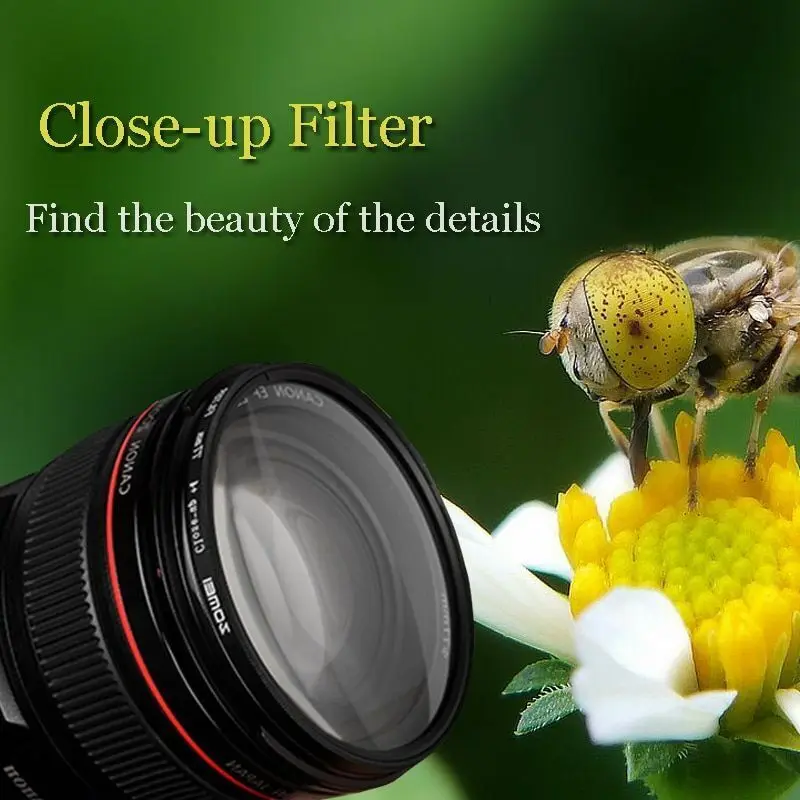 Zomei Macro Close-up Lens Filter +1 +2 +3 +4 +8 +10 Filter Kit 52mm 55mm 58mm 62mm 67mm 72mm 77mm for Canon Nikon Sony Camera