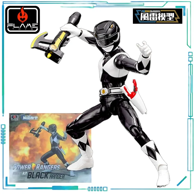 FLAMETOYS Echte FURAI MODEL-serie Wind- en dondermodel Dinosaur Squad (1993) Blue Shirt Warriors Plastic montagemodel