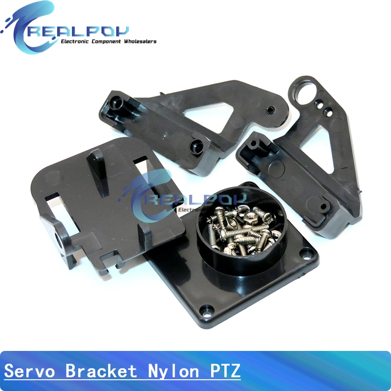 Servo bracket Camera Platform Anti-Vibration Camera Mount for Aircraft FPV Dedicated Nylon PTZ for 9G SG90 180°/360° servo motor