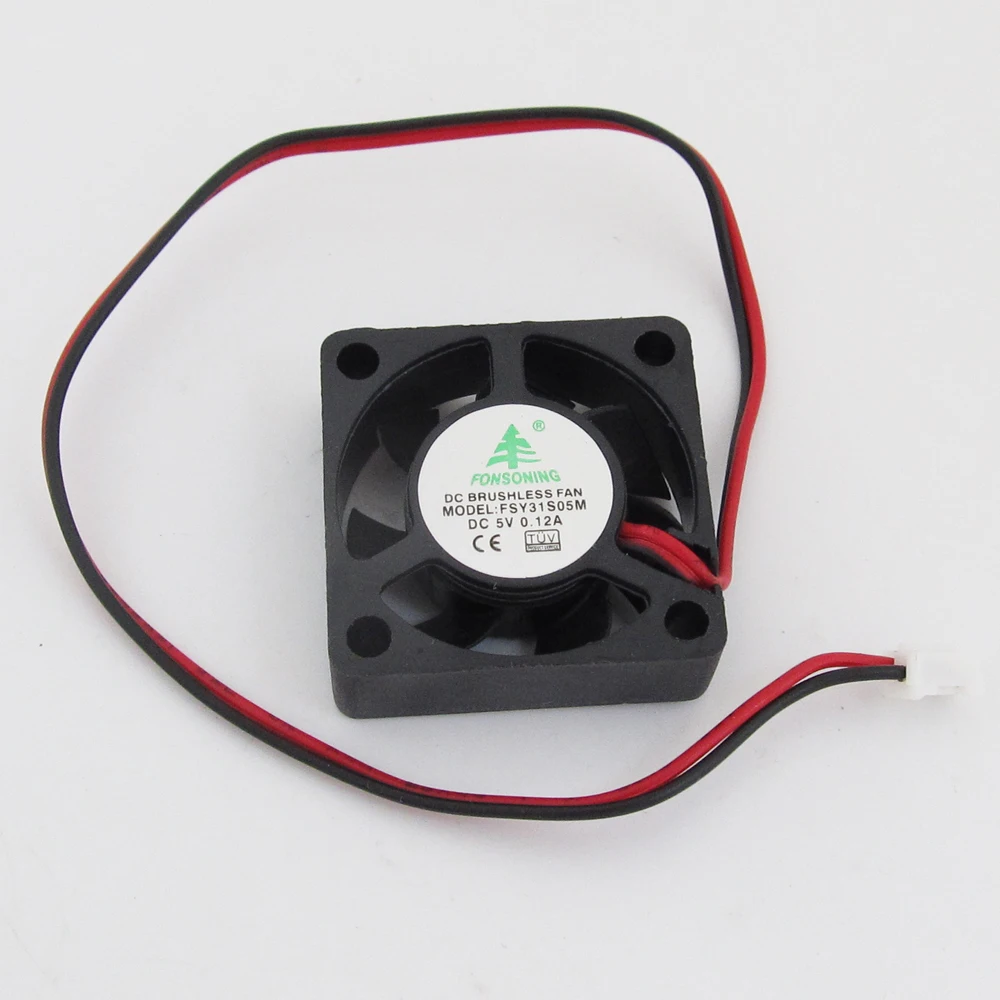 

Brushless DC Cooling Fan for 10 Pieces 30x30x10mm 3010 5V 0.12A 7 Blade 2 Pin 2.0 Connector -