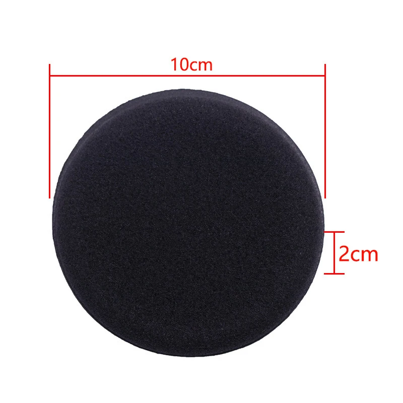 30/40Pcs Car Round  Polish Wax Foam Applicator Pads 10CM Sponge Clean Washer Washing Tool