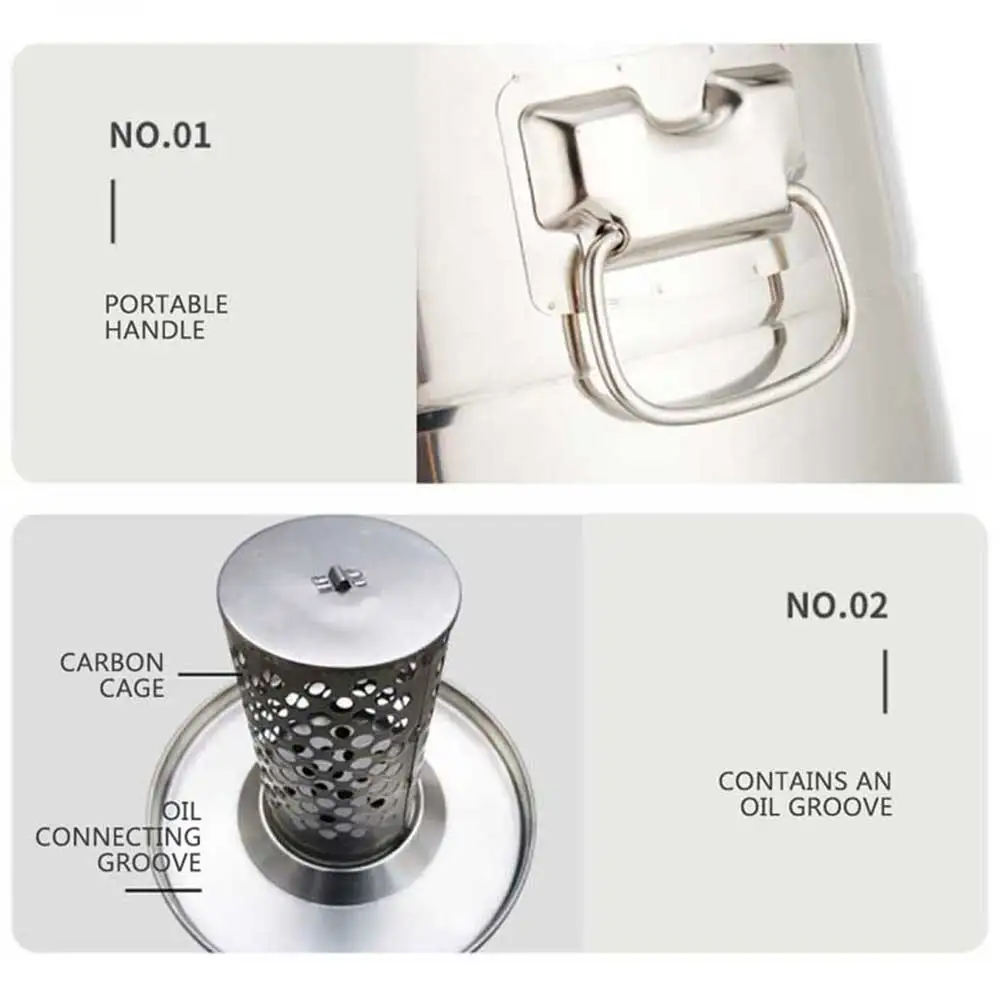 موقد شواء متعدد الوظائف عالي الجودة بدون دخاني، موقد شواء خارجي من الفولاذ المقاوم للصدأ، بدون دخان زيتي، تسخين شامل