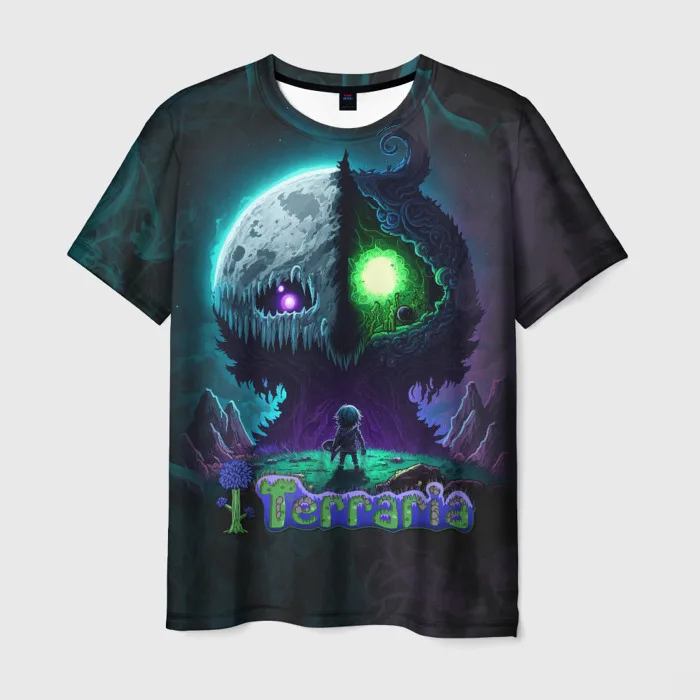 Popular Classic Games Terraria T-shirt Male 3D Printed Men Women Short Sleeve T shirts Summer Fashion Fun Kid Tees Tops Clothing