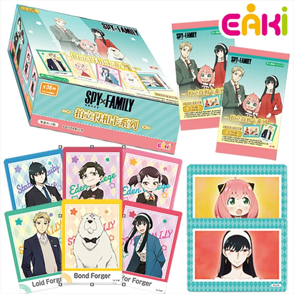 

Новый EAKI Original SPY × FAMILY Коллекционная карта японского аниме Cute Anya Becky HD Майстерство Редкие карты Игрушки Детские подарки