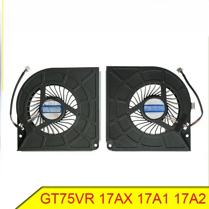 

Оригинальный вентилятор для GT73 GT73VR GT75VR 17AX 17A1 17A2, охлаждающий вентилятор для процессора и графического процессора