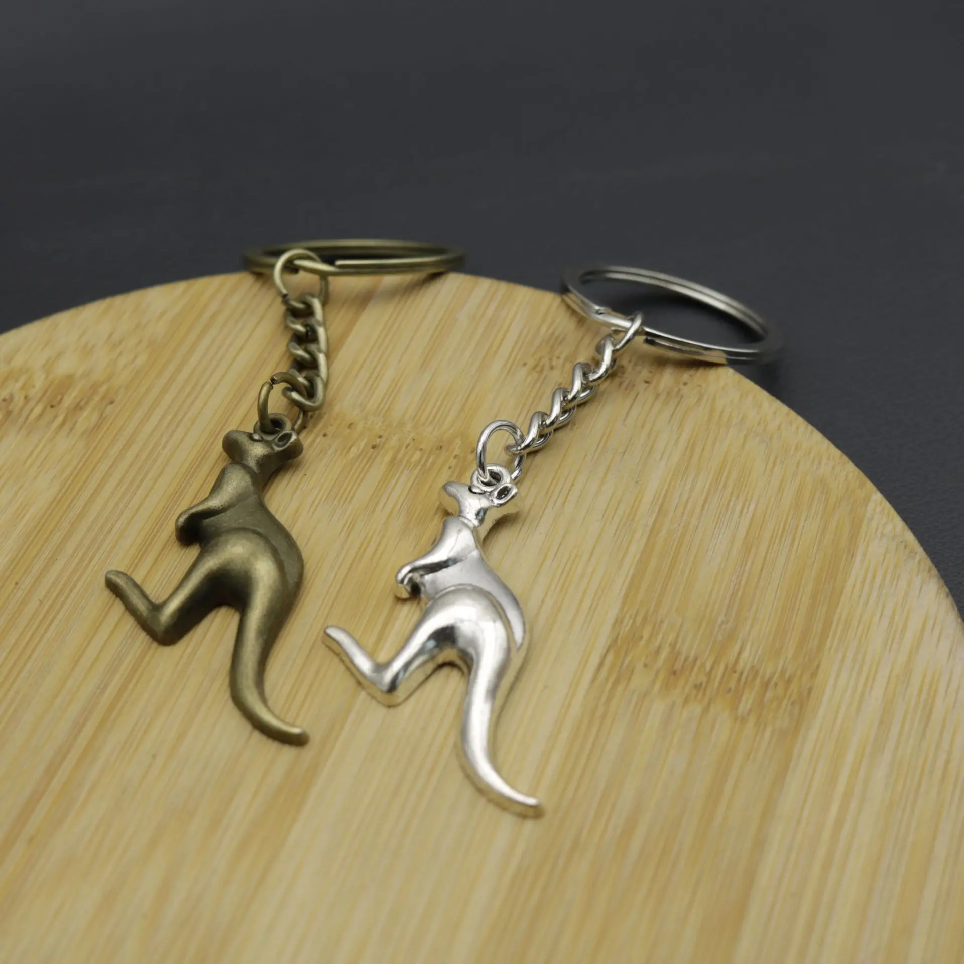 Simple Kangaroo Keychain Pendant