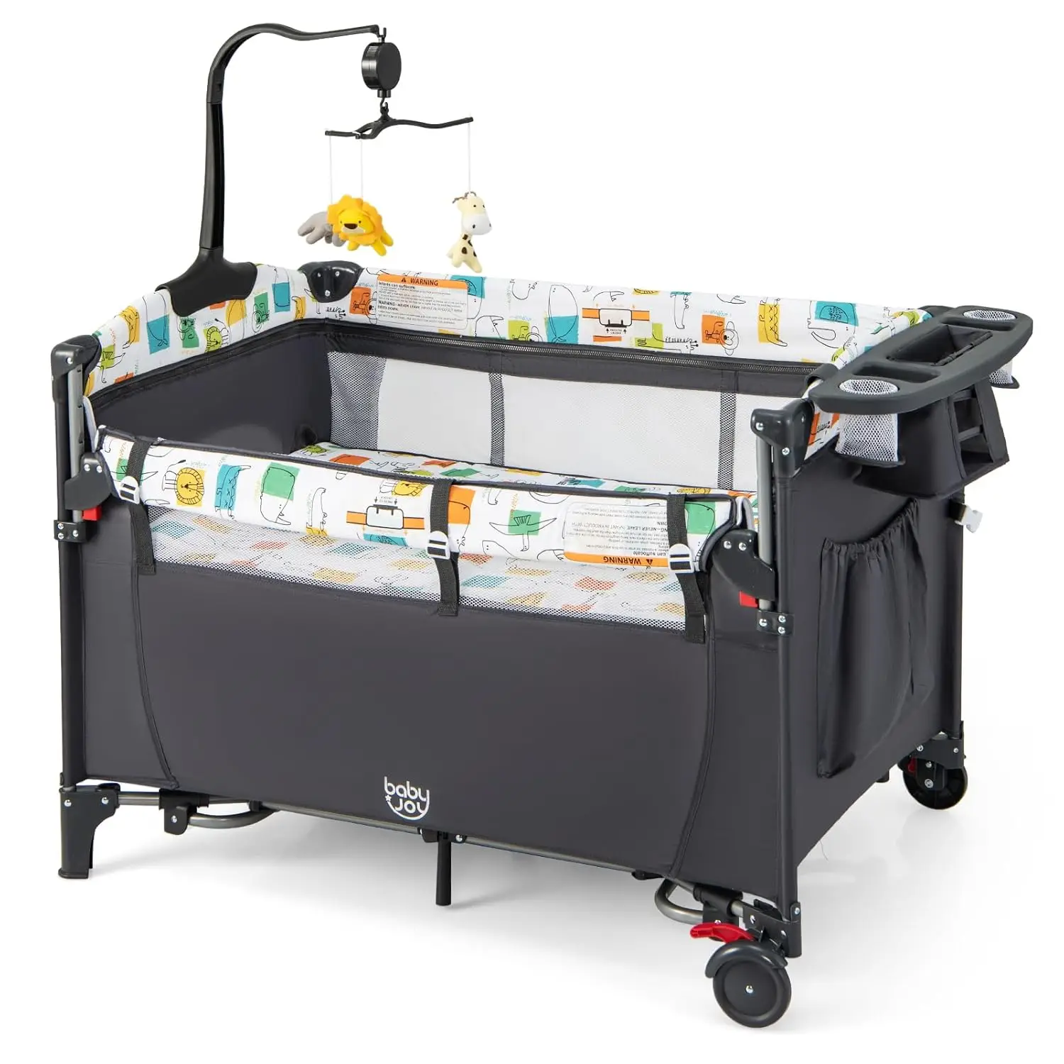 

Детский пакет и игровой пакет 5-в-1 с люлькой, кроваткой, пелюшками и игрой для новорожденных и малышей