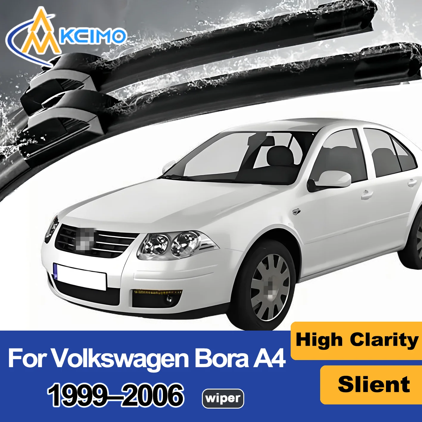

2PCS New Wiper Blades for Volkswagen Bora A4 1J 1999-2006 Volkswagen Jetta Volkswagen Bora Classic (China, 2006-2008) Volkswagen