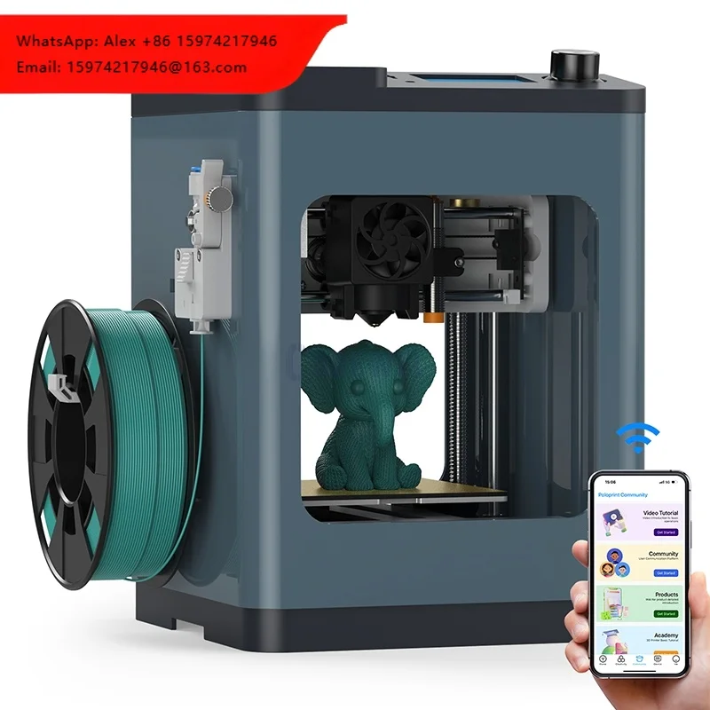 

Automatic Mini 3D Printer Education Household Desktop High Precision Printing Kids Beginners 3D Print For Kids
