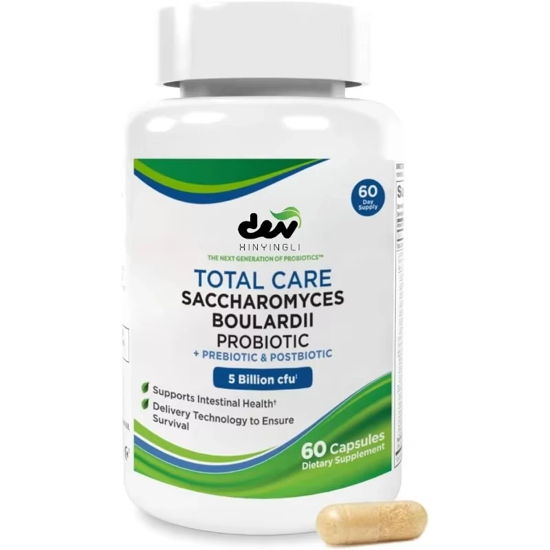 

Total Care Saccharomyces boulardii Пробиотики+Фотобиотики+Эпибиотики, 60 вегетарианских капсул