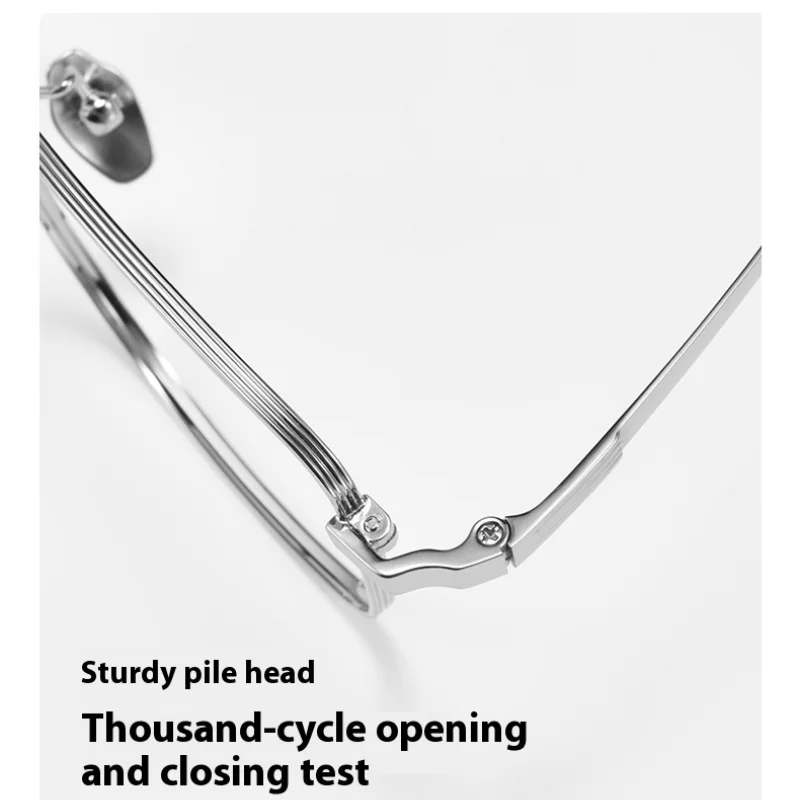 Rectangular Prescription Multifocal Customized Glasses Optical Formula Myopia Reading Presbyopia Men's Titanium Hyperopia Eyewea