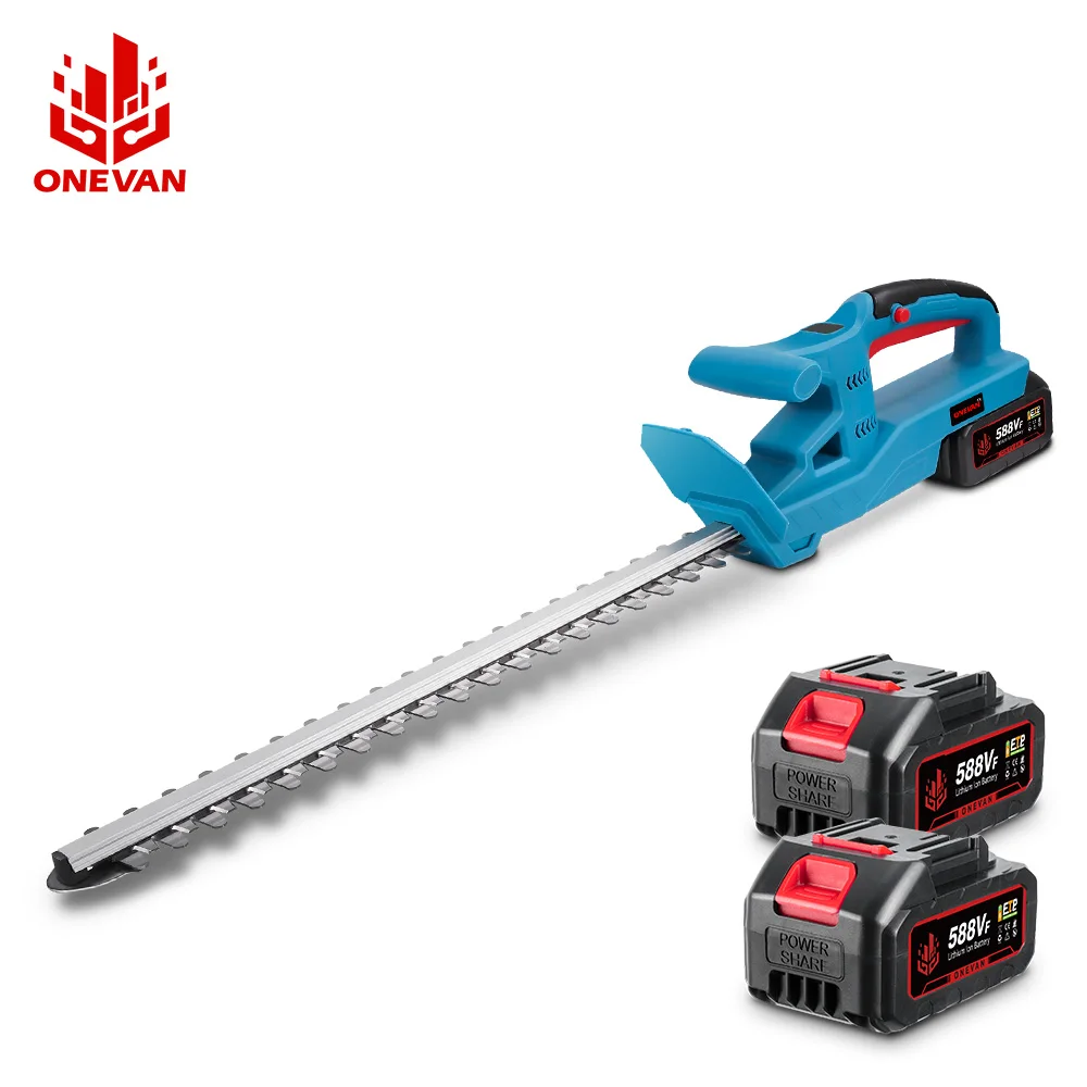 ONEVAN 3000W taille-haie électrique 20000 tr/min tondeuse à gazon jardin aménagement paysager taille-haie sécateur batterie Lithium-Ion outil électrique