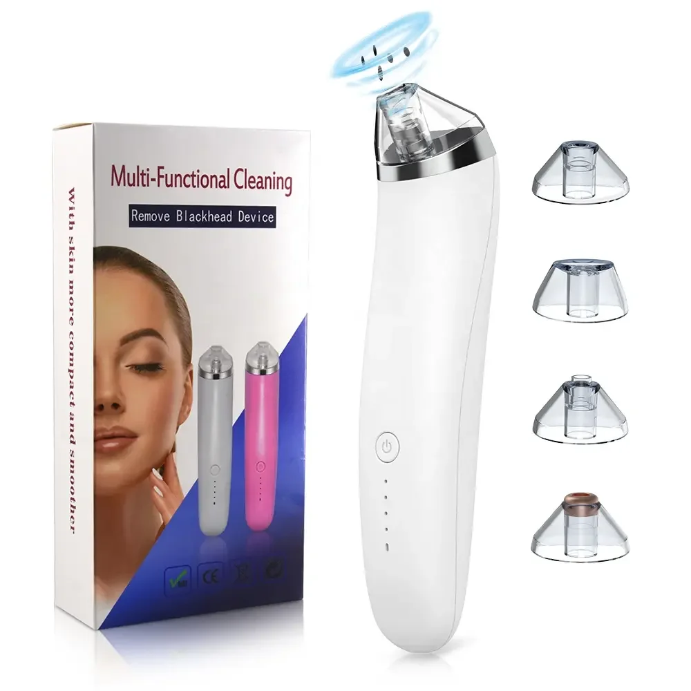 Electric Blackhead Removal Vacuum Acne Cleaner Facial Deep Cleansing USB Rechargeable Skin Care Tools