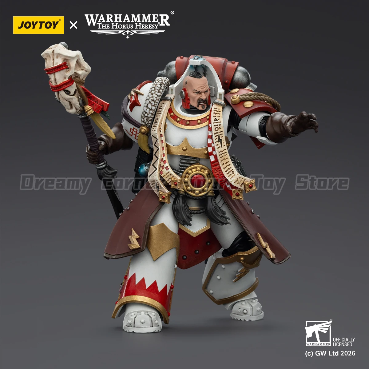 

Предзаказ: Фигурка JOYTOY Warhammer 40K White Scars Stormseer Consul Legion Praetor в броне Cataphractii Terminator, масштаб 1/18