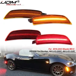 For Mazda MX-5 Miata Side Marker Light Assembly,Replace OEM Turn Signal Side Marker Light Front Rear Fender Bumper Light 16-23