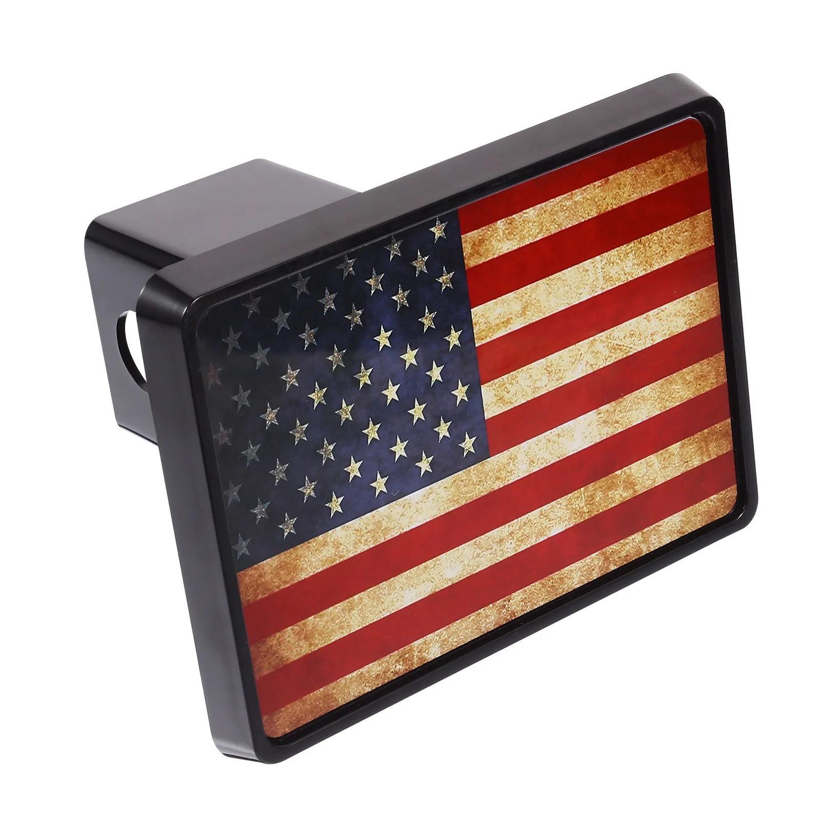 

Premium Hitch Ball Insert Cover American Flag Design for Car Trailer Receiver Tube Auto Tow Cap Useful Purse Hook Accessory