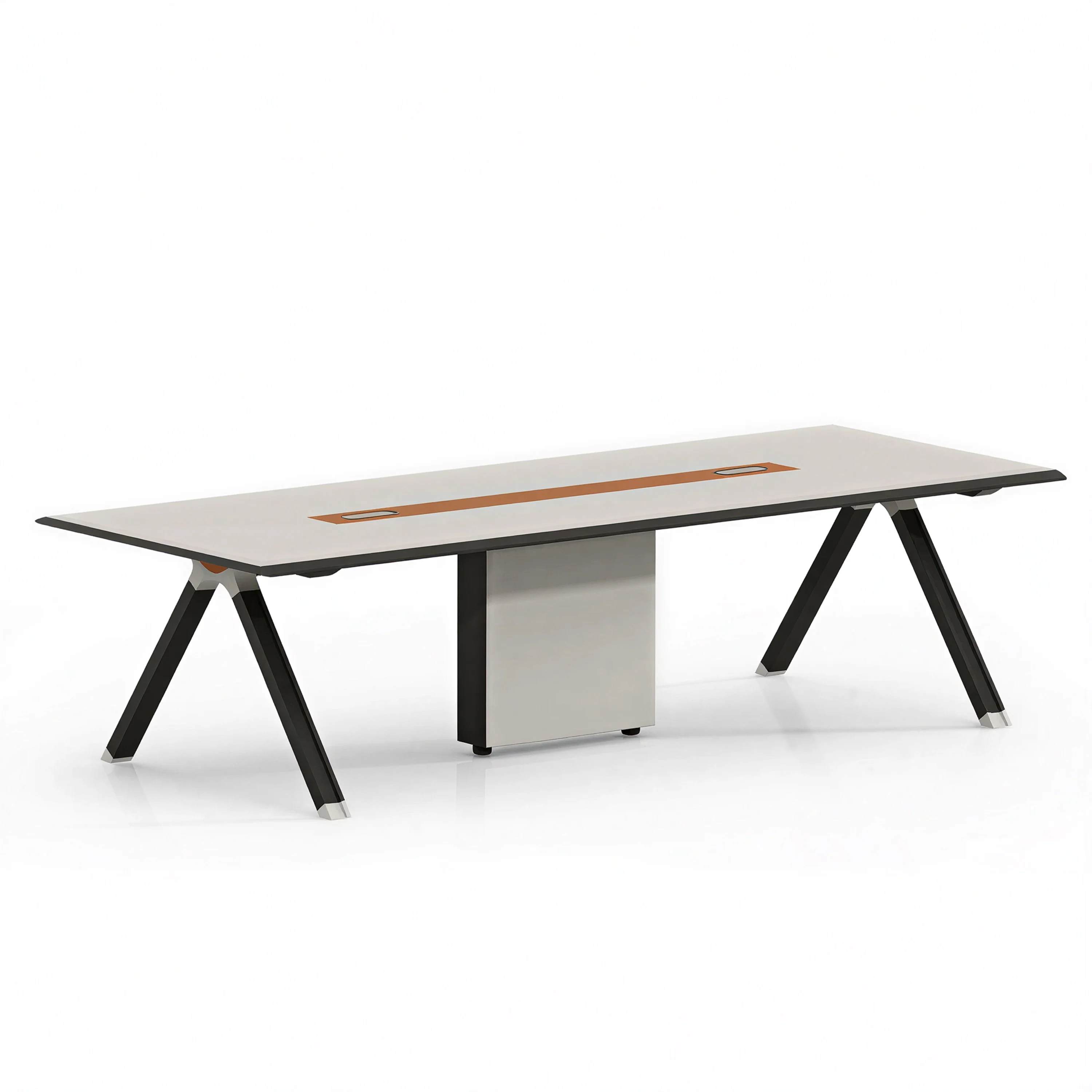 #￥Modern Simple Meeting Table with Anti-Slip Tabletop Stable Placement for Office Equipment & Document Presentations in Meetings