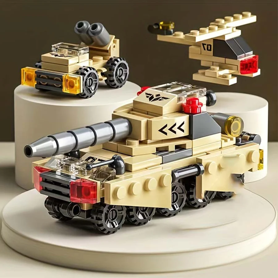 

Строительные блоки, модель ракетного автомобиля 6-в-1, сборка, строительные блоки, развивающие строительные блоки, образование детей