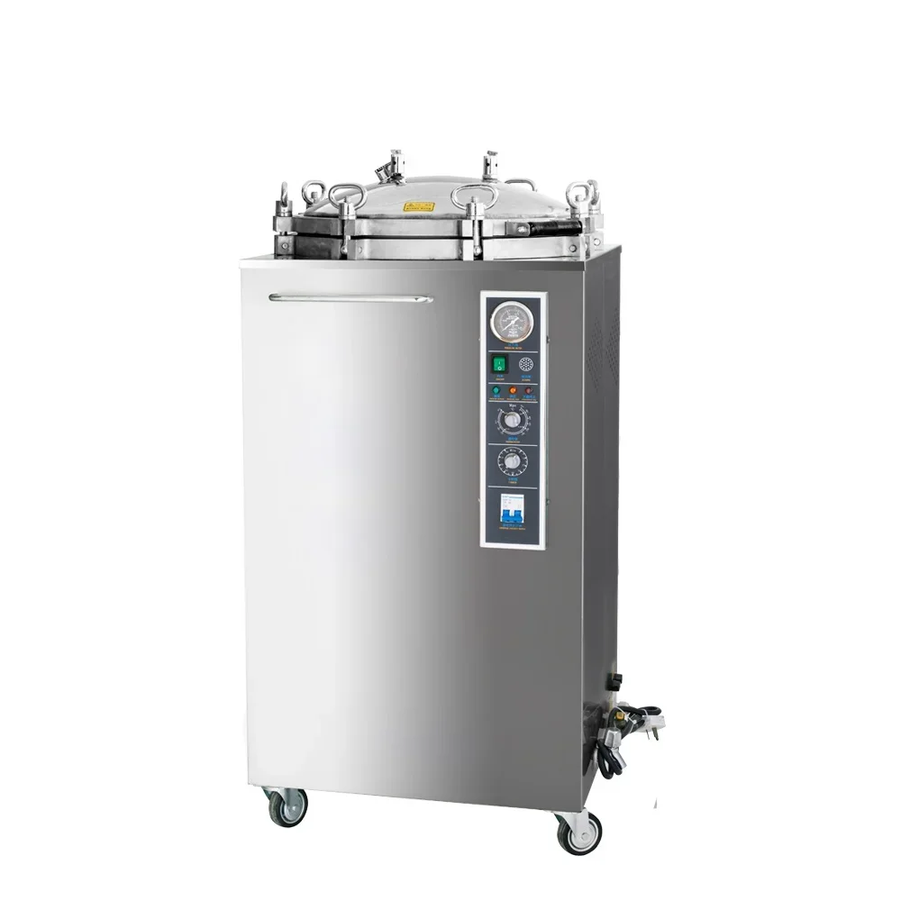 DW-B Series 35L 50L 75L 100L 120L 150L Vertical Pressure Steam  Automatic Autoclave Sterilizer Machine For Laboratory