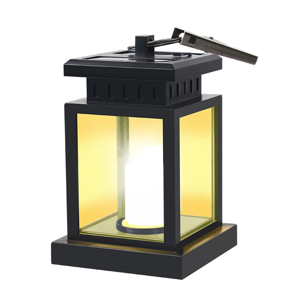 Solar Hanging Lanterns Outdoor Waterproof Super Bright LED Candle Light With Clip Landscape Christmas Lanterns For Yard Patio