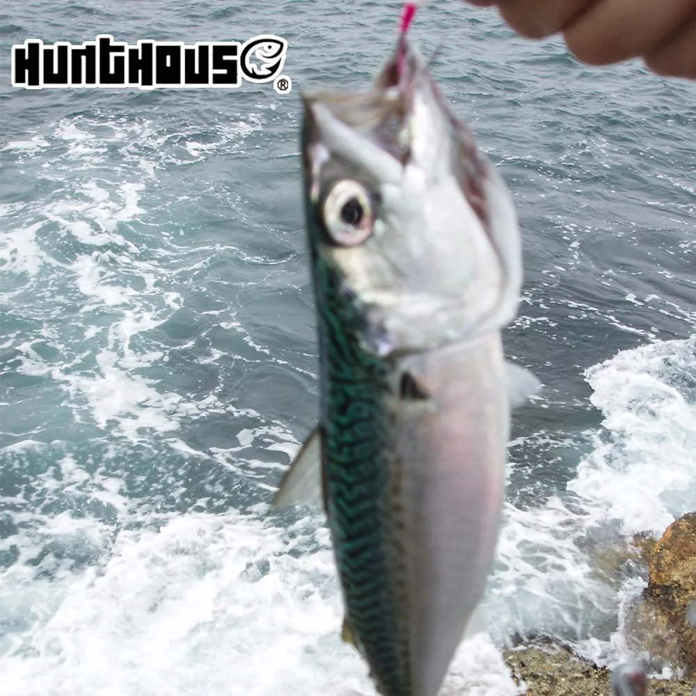 Hunthouse 6pcs/lot Surf Fishing Hard Plastic Fishing Lures Spoon Trolling 45mm 60mm 75mm Fishing Baits Spinners Spoon Bait