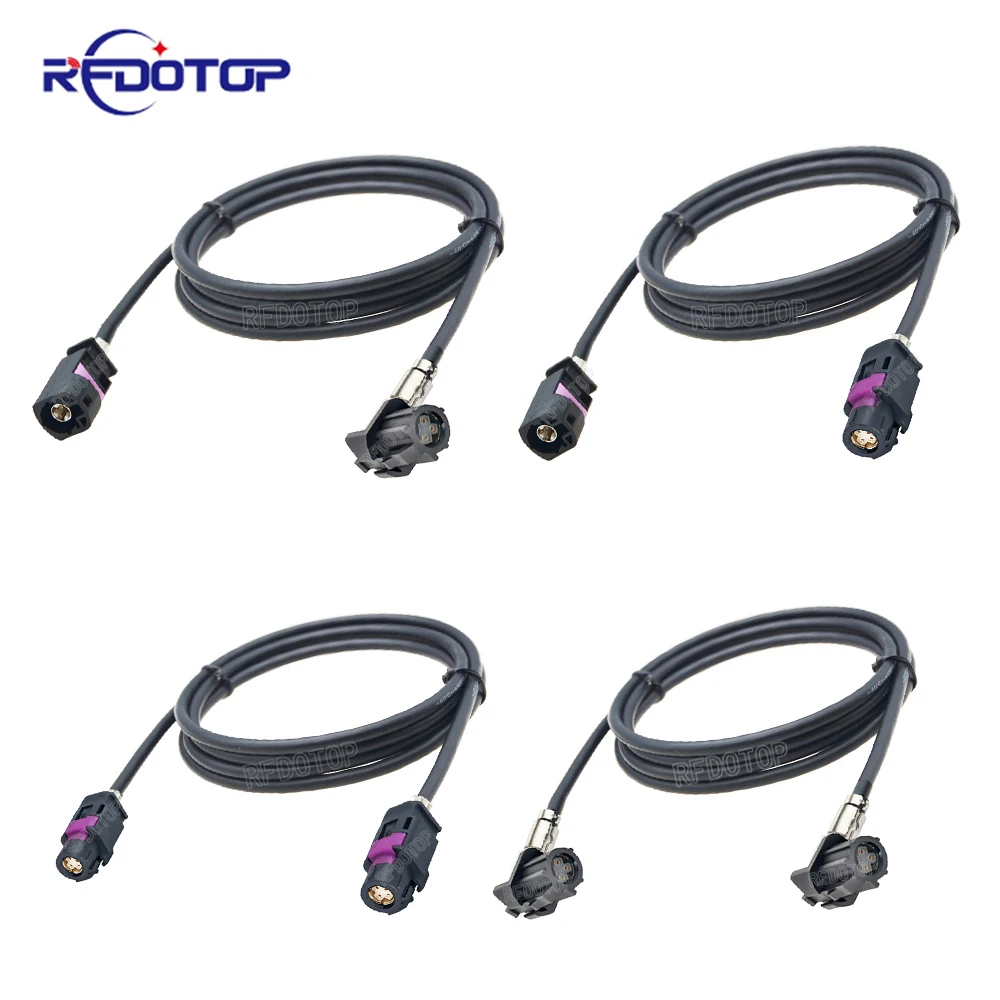 HSD LVDS Cable Code A 4 Pin Connector for Auto Car BMW Audi Mercedes-Benz Land Rover Combox USB Video Instrument Bridge Wiring