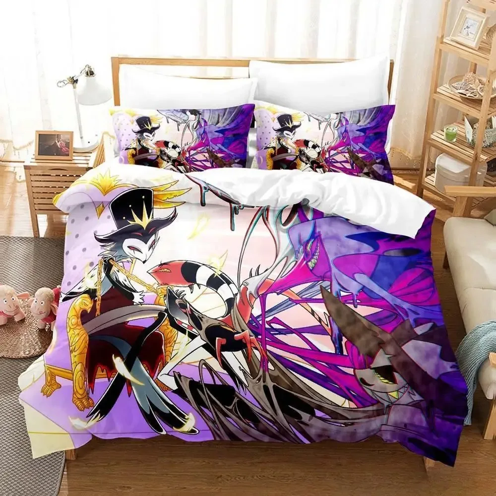 

Loona boss Bedding Set Single Twin Full Queen King Size Bed Set Adult Kid Bedroom Duvet cover Sets 3D Anime parure de lit Bed