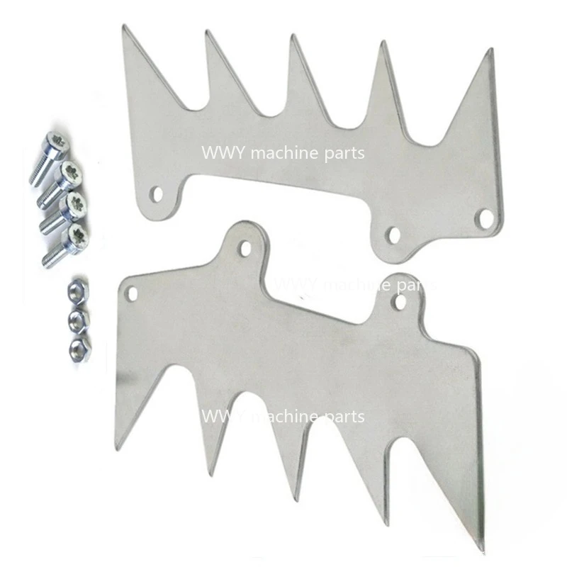 Suitable for 046 MS440 460 064 066 640 MS660 Insert Wood Teeth, Anti-chip Cover, Screws, Chainsaw Chain Saw With