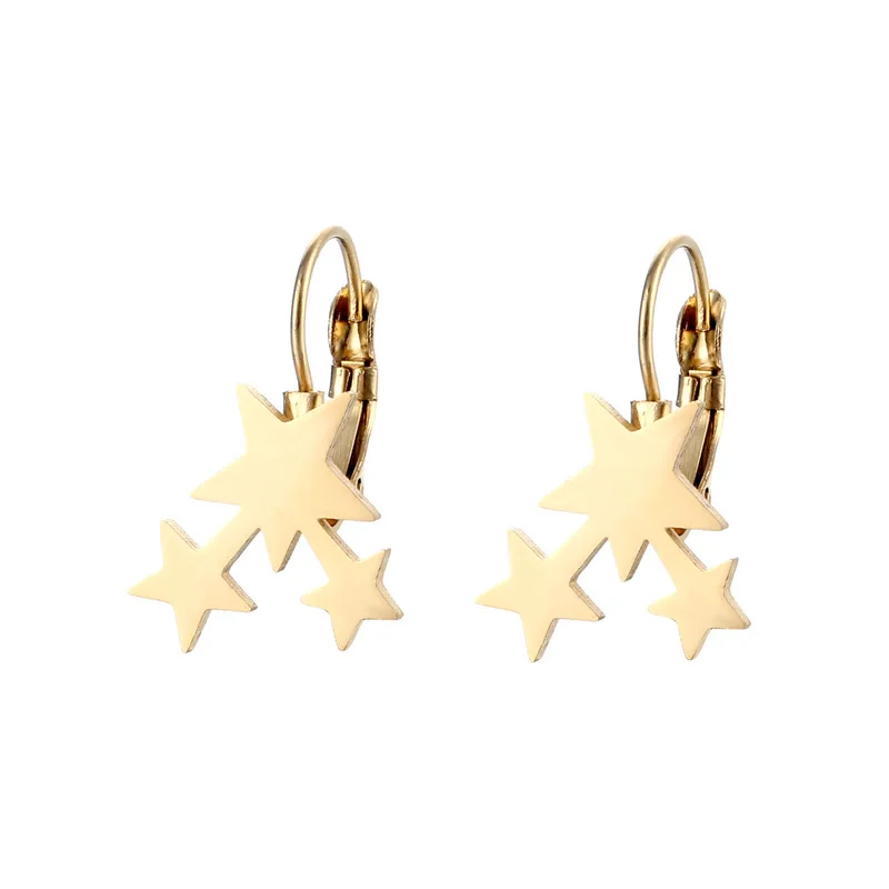 Stainless Steel Earrings New Aesthetic Stars Korean Fashion Charms Sexy Charm Bear Earring For Women Jewelry Party Gifts