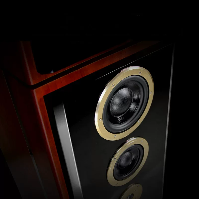 HAX198 3-Way 12 Inch Floor Standing Speakers Hi-Fi Audiophile Passive Tower Speakers with Split Design